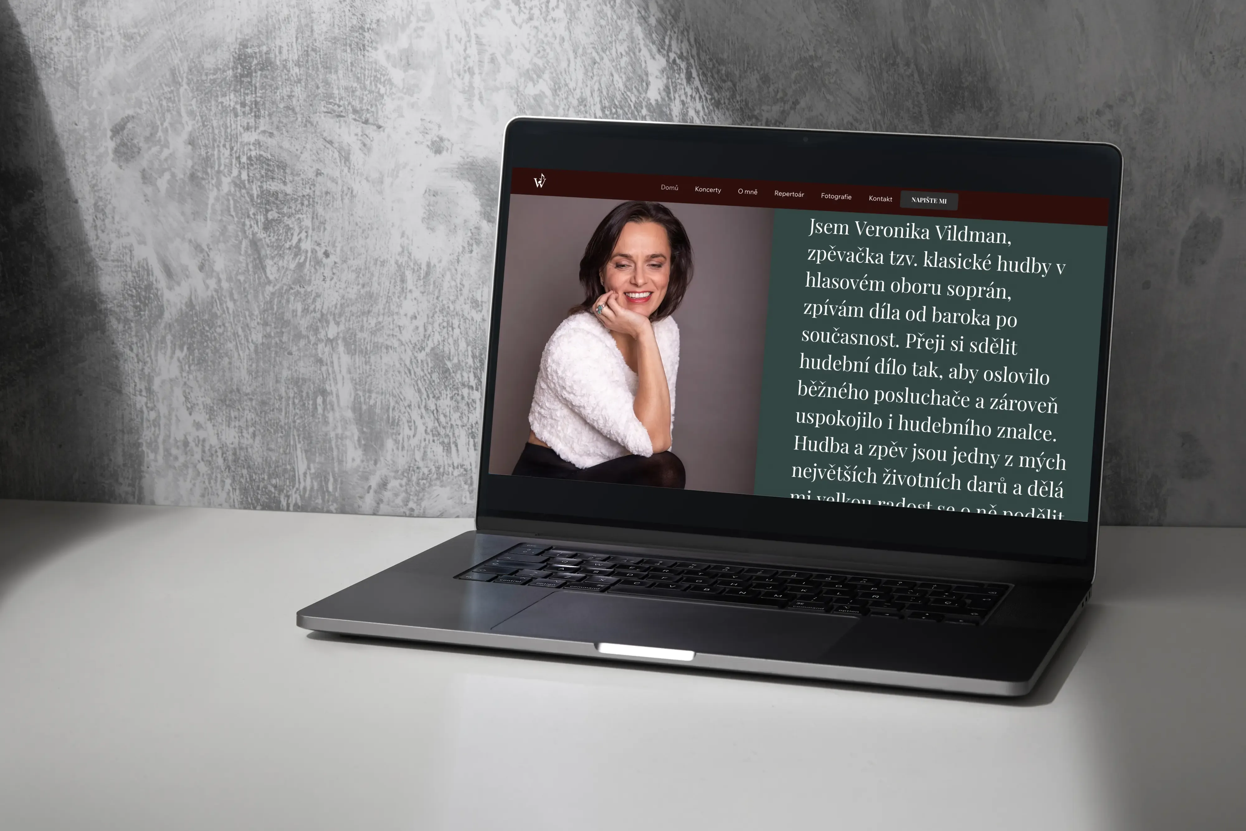 Tvorba webu pro Veroniku Vildman: citlivý web s osobností